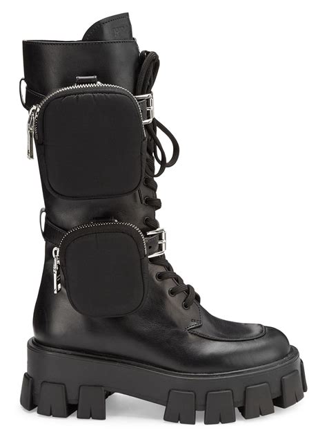 prada boofs|Prada chunky boots.